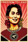 Portrait of Aung San Suu Kyi