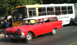 Havana street scene; photo by Tim Shorrock