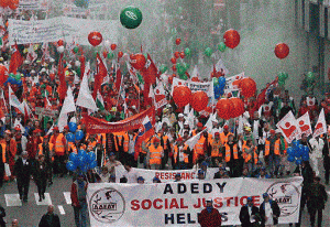 Europe austerity protest