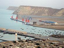 The port in Gwadar, Pakistan