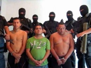 The vigilante Mata Zetas (in masks) target leading narcotraffickers