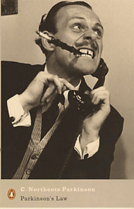 Terry-Thomas embodied Parkinson&#039;s law in &quot;I&#039;m All Right, Jack.&quot;