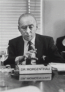 Hans Morgenthau, a founding father of the &quot;realist&quot; school of international relations.