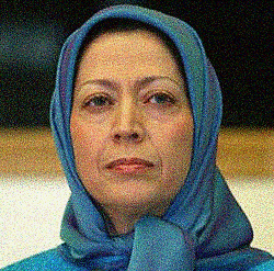 Maryam Rajavi, president-elect of MEK front group the National Council of Resistance of Iran.