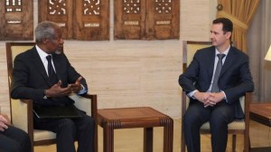 UN envoy Kofi Annan meets with Syrian leader Bashar al-Assad