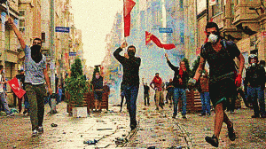 turkish protestors