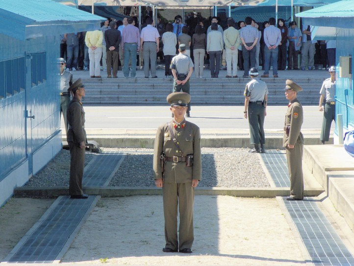 The DMZ from the North Korean side (courtesy of yeowatzup via Flickr)