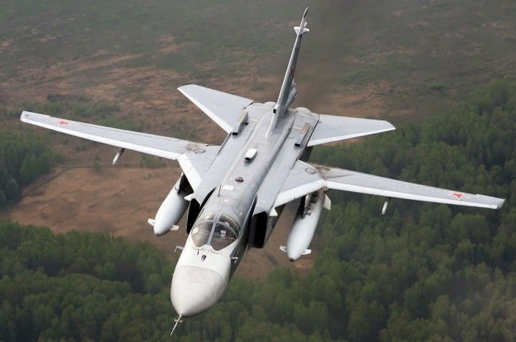  Russian will likely put an end to Turkey President Erdogan’s goal of toppling Syria’s Assad regime. Pictured: a SU-24 Russian bomber. (Photo: Wikipedia)