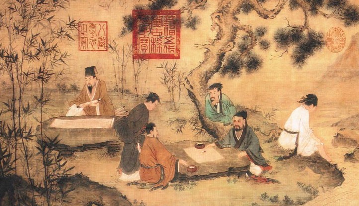 six-refined-scholars-chinese-painting