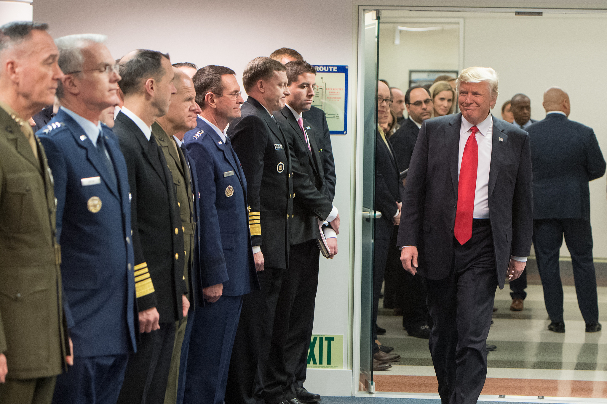 Trump and the Troops