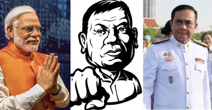 narendra-modi-rodrigo-duterte-thailand-junta-coup-elections