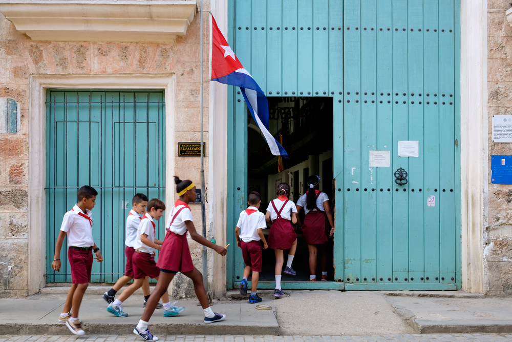 Cuban school children in Havana (Shutterstock)