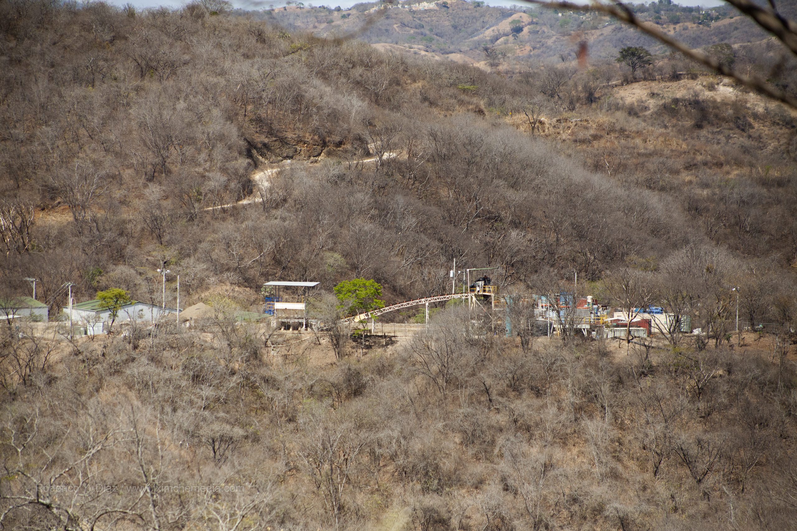 A view of the mining site at La Puya, Guatemala. (Photo: Iximche Media)