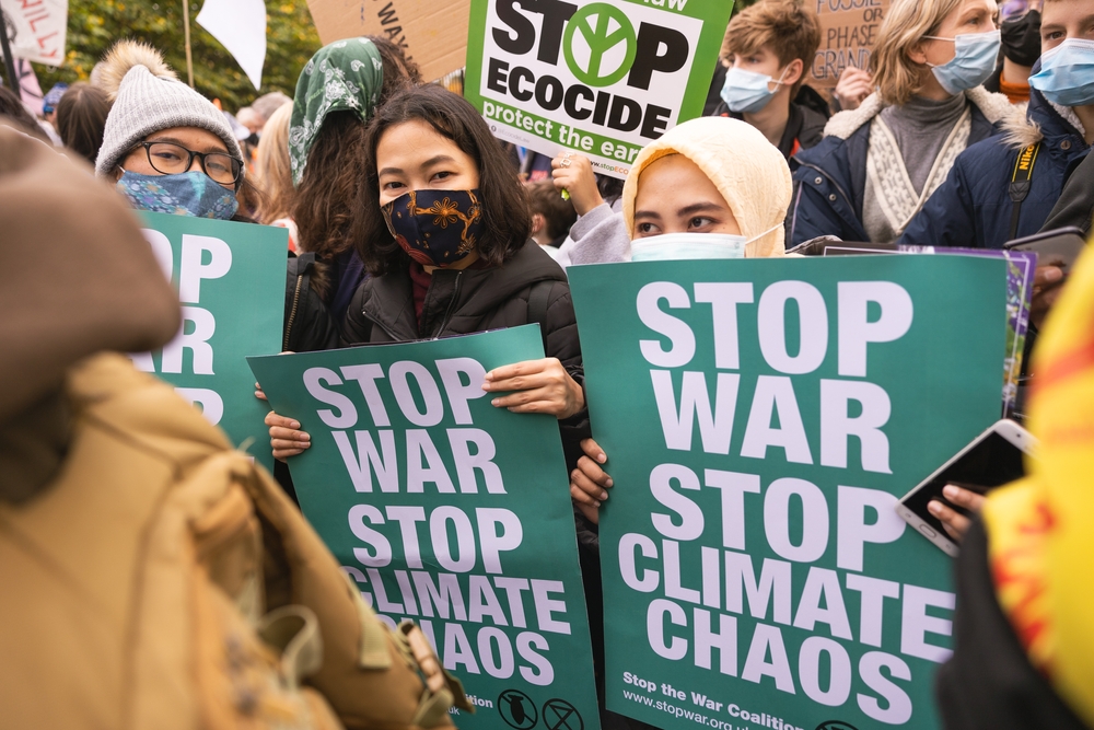Opposing War, Addressing Climate Change